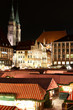 Nürnberg Weihnachtsmarkt bei Nacht