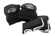 Protection of knees and wrists  snowboarder