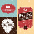 vintage vector label collection