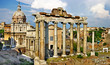 Italian landmarks-Forum,Rome