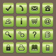 Big green buttons