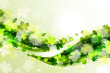 Summer background with green leaves Summer background with green leaves