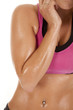 Photo: Sweaty woman arm belly Sweaty woman arm belly