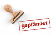 gepfändet