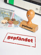 gepfändet