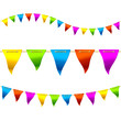 Vector: Bunting flags Bunting flags