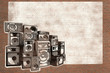 speakers graffiti on brick wall