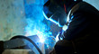 Photo: welding with mig-mag method welding with mig-mag method