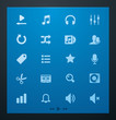 Universal glyphs 4. Audio and music set