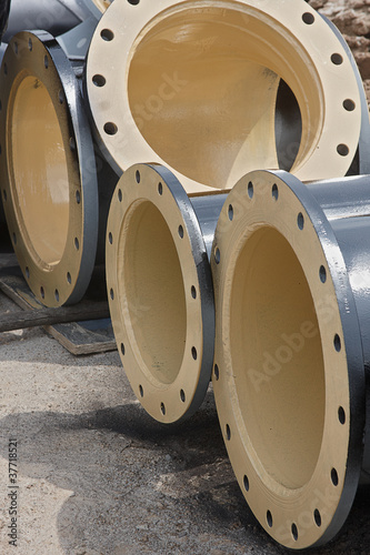 Photo: flanged pipe flanged pipe
