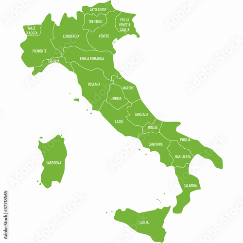 Vector: mappa italia mappa italia