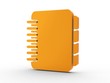 3d Icon Terminplaner orange