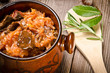 Sauerkraut mit geräuchertem Fleisch