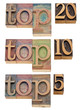 top 20, 10, 5