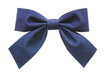 blue bow on white background blue bow on white background