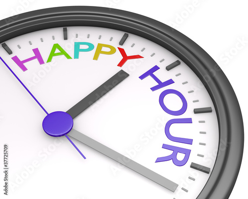 Illustration: happy hour happy hour