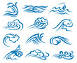 set of waves