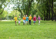 Group of children in the park
