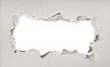 hole in paper.