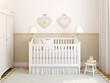 Interior of nursery.