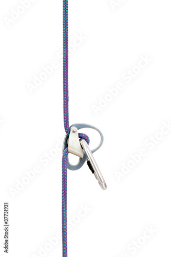 Photo: Isolated climbing equipment Isolated climbing equipment