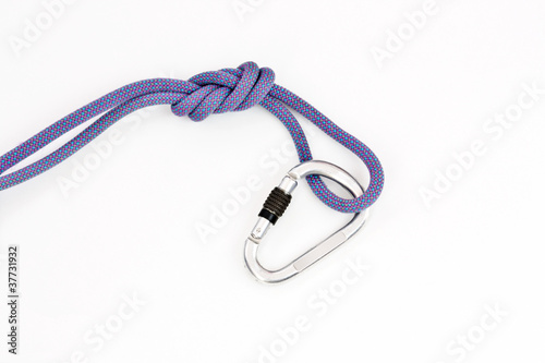 Photo: Isolated climbing equipment Isolated climbing equipment