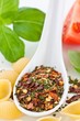 Spice mix for pasta, tomato and basil