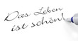 Stift Konzept - Das Leben ist schön!