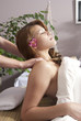 Woman at day spa