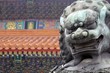Stone Lion Statue - Forbidden City (right)