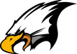 Mascot Head of an Eagle Vector Illustration