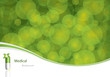 Green medical background