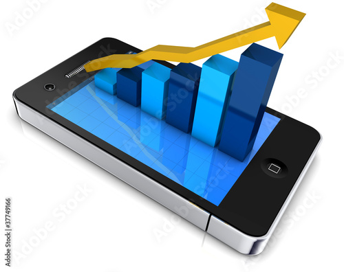 Illustration: smartphone business smartphone business