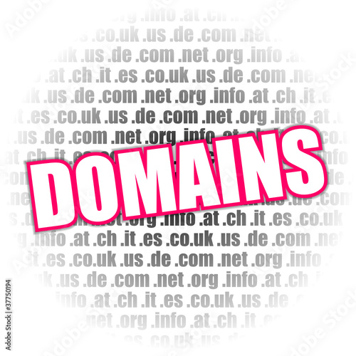 Vector: domains text I domains text I