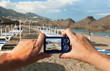 Camera on Beach