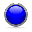 Web Button blau