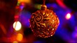 Décoration sapin avec boules de noël