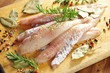 Fischfilets, Gewürze
