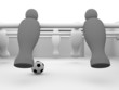 Table of foosball