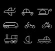 Vektor: Transpot - set of vector icons Transpot - set of vector icons