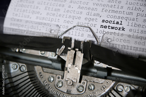 Photo: social network social network
