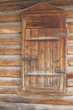 Background of old wall with closed window
