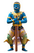 monument, a Thai soldier guarding the entrance to the temple