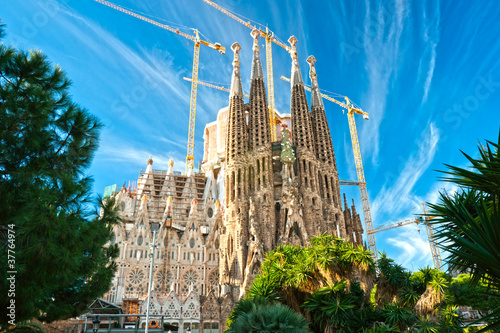 Photo: La Sagrada Familia, Barcelona, spain. La Sagrada Familia, Barcelona, spain.