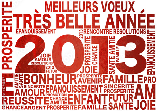 Illustration: Carte de voeux 2013 Carte de voeux 2013