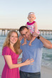 Happy Family At Beach