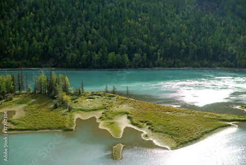 Foto: China Xinjiang scenery, Kala Si Lake China Xinjiang scenery, Kala Si Lake