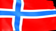 Bandiera norvegese - Norway