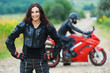 Photo: Beautiful long-haired skinny woman Beautiful long-haired skinny woman