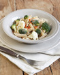 Nudeln mit Broccoli und Karfiol